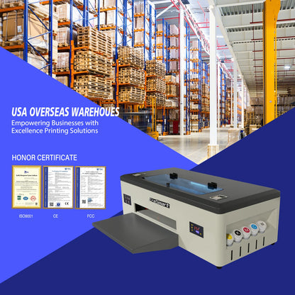 Erasmart Professional DTF Printer A3 A4 DTF Printer L1800 1390 Printing Machine Printer Kits