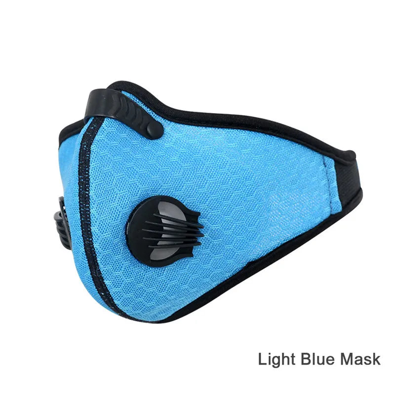 Sport Face Mask Activated Carbon Filter Dust Mask PM 2.5 Anti-Pollution Running Training MTB Road Bike Cycling Mask