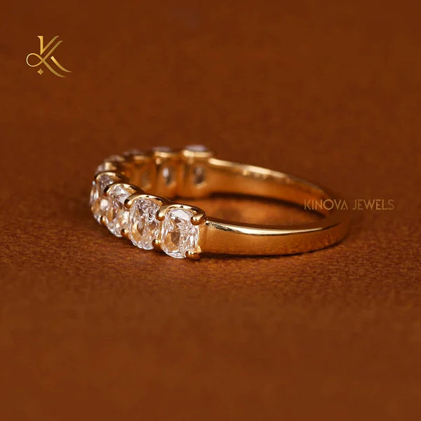 Lab Grown Diamond Wedding Band | Sparkling Couples Ring | Elegant Symbol of Eternal Love Jewelry