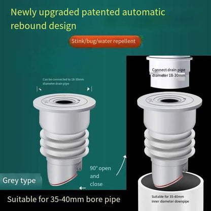 Wholesale Silicone Floor Drain Backflow Preventer Odor Proof Floor Drain Joint Seal Ring Odor Proof Floor Drain for Home