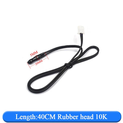 Air Conditioning Temperature Sensor 5K 10K 15K 20K 25k 50K Air Conditioner Tube Sensor Rubber Head Copper Head