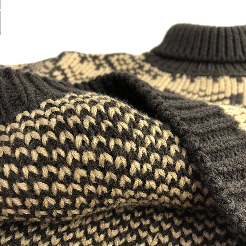 Baby Turtleneck Sweater Children Clothing Tops 1-6 Year Boys Girls Knitted Tops Children's Korean Kids  Toddler Boys Sweaters