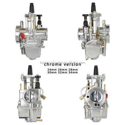 Motorcycle Pwk Carburetor for Suzuki Yamaha Kawasaki Atv Moto  21 24 26 28 30 32 34mm With Power Jet Carburador