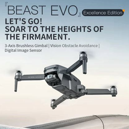 ZLL SG906 MAX3 SG906 MAX 3 Beast EVO Drone Professional 3-Axis Brushless Gimbal Obstacle Avoidance Digital Image New Rc Drone