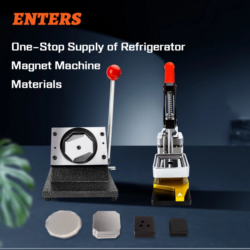 50*50mm Magnet Maker Machine With 100sets Materials  Complete Set