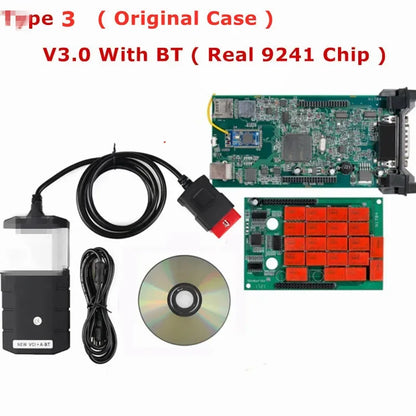 10PCS 2021.11/2020.23 Multidiag Pro TCS DS/ACTM OBD2 Diagnostic Tool 2017.R3 With Keygen /2018.R0 For TCS  For Multi Cars Trucks