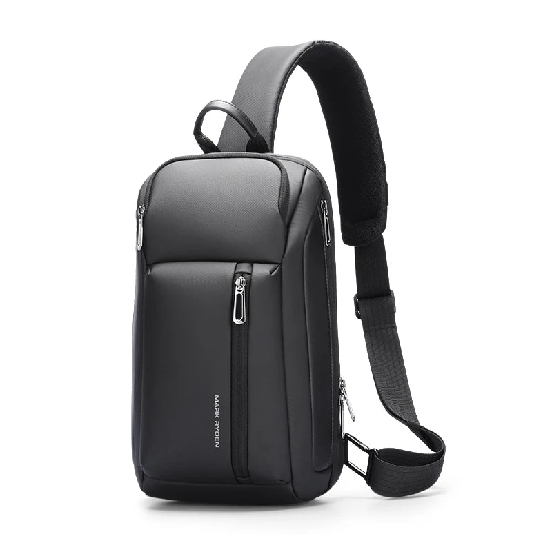 Mark Ryden Hot Multifunctional Chest Bag Men's Crossbody Bag Large Capacity Running Cycling Small Backpacks L_MR7808-B