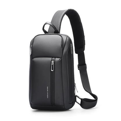 Mark Ryden Hot Multifunctional Chest Bag Men's Crossbody Bag Large Capacity Running Cycling Small Backpacks L_MR7808-B