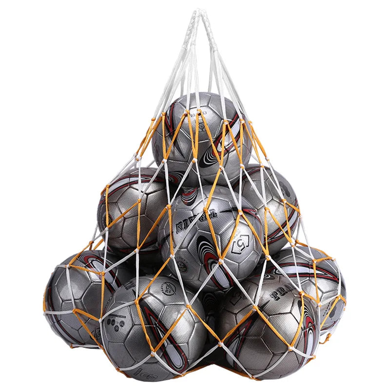 Large Capacity Basketball Mesh Bag for Easy Carrying for Sports & Entertainment