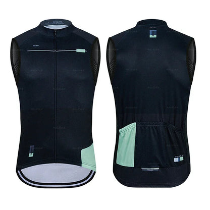 2023 Autumn Cycling Clothing Sleeveless Cycling Vest Mtb Sports Team Bicycle Jerseys Ultralight Jackets Unisex Cycling Clothes