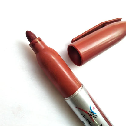 Wholesale 6mm Writing Width Waterproof Permanent Logistics Marker Pen Alcohol and Oil-Based for Paper Large Volume