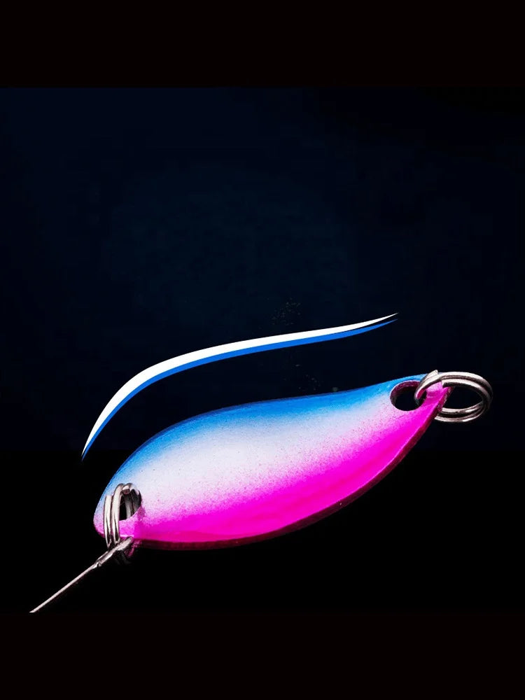 Wholesale Fishing Spoon Lures Trout 2.5/3.5/5 g  Metal Spoon Lure 2022  Fishing Tackle Lure Trout Bass Fishing  Artificial Bait