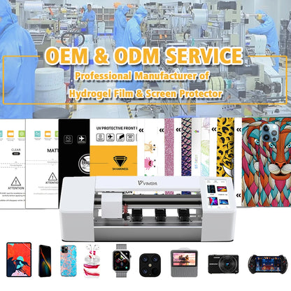 Vimshi Large Tpu Tempered Glass Screen Protector Hydrogel Phone Protective Cutting Machine For Mobile Phone PC Material