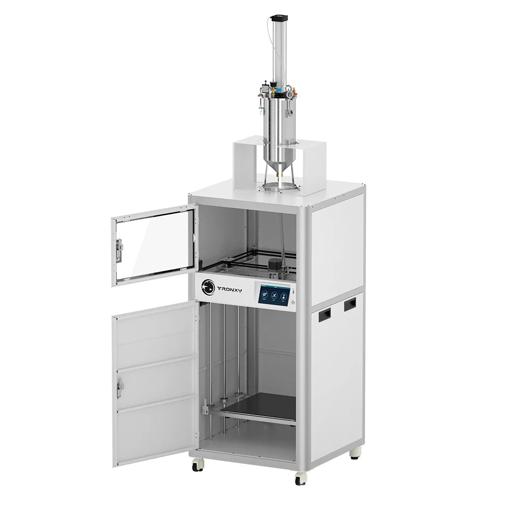 Ceramic Clay 3d Printer Large Size MOORE X4060 Normal Clay Ceramic Slurry Red Porcelain Impresora 400*400*600mm Pottery Machine