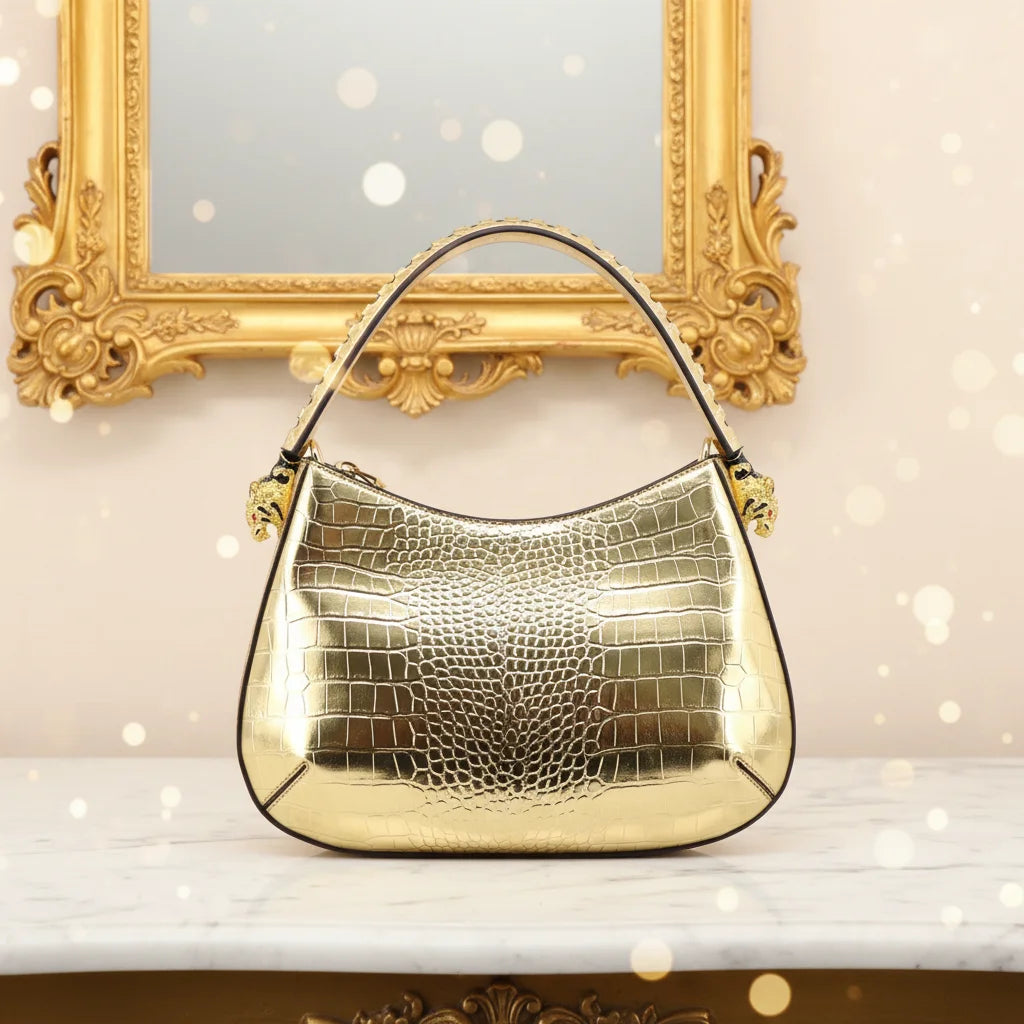 Super Product Fashion Ladies Shoulder Bag Quality Snack Leopard Printing Handbag Women Luxury Designer Bag Factory Outlet 32 cm