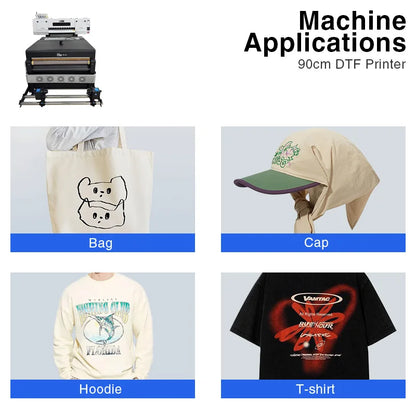 2025 Guangzhou Hot Sale 90cm DTF Printer with Epson L3200 1 Year Warranty Integrated High Demand Imaging Machine New Pigment