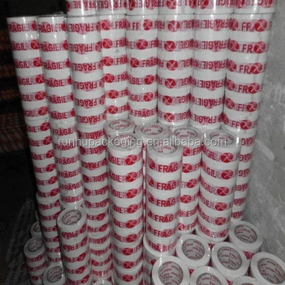 Customised 75 mm PP Water Activated Packing Tape Printed Packaging Tape for Count Packing Line Adhesive Paper & Film Product