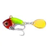 Vib Fishing Lures Hard Mental Lure with Fishing Hook Fishing VIB Lure 2.5CM-9G-10#