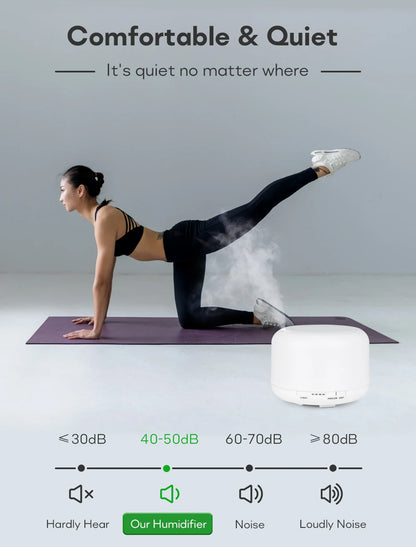 Air Humidifier Essential Oil Diffuser 300ML 500ML 1000ML With Lights Remote Control Ultrasound Electric Aromatherapy Diffuser