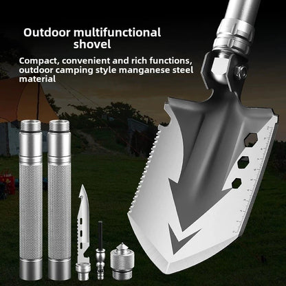 ODM & OEM Outdoor Shovel Industrial Grade Portable Steel Multitool Detachable Garden Equipment Camping Shovels