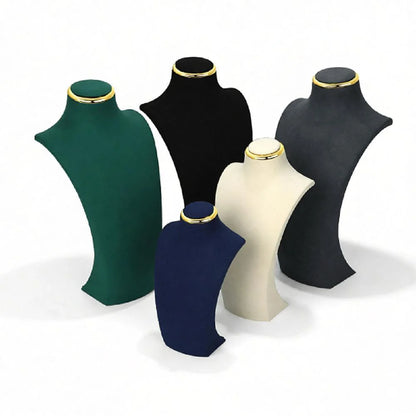 Jewelry Display Stand Jewellery Mannequin Jewelry Stand Set Jewelry Display Velvet Necklace Holder Jewellery Display Necklace