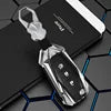 Zinc Alloy Leather Car Smart Key Case Bag High Quality Fit for Ford 2017/2018/2019/2020 F150/Explorer/MustangF55 Key Shell