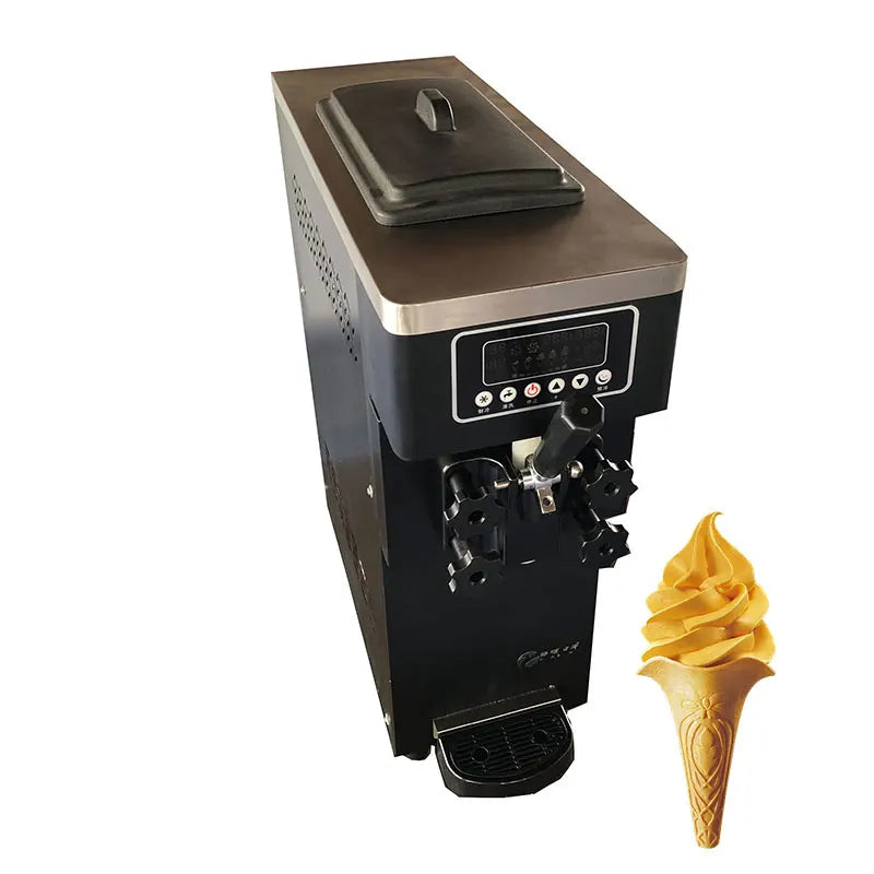 Small Commercial Ice Cream Maker  for Food Truck Mobile Cafe Portable Design Easy Operation Space Saving Cream Ice Machine