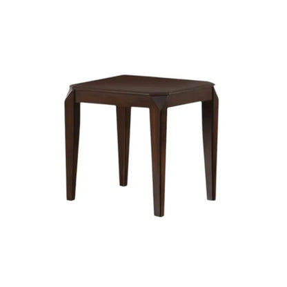 23\" Dark Brown HMS Solid Wood End Table for Living Room Furniture