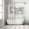 Factory Price Shower Curtain Liner 180x200CM Lightweight Clear Waterproof Curtain Rooms PEVA Bathroom Plastic Shower Curtains