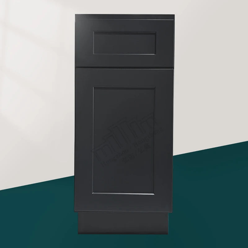 US Small Kitchen Remodeling Modern American Shaker Style Kitchen Cabinets Ready to Assemble in Stock RTA Kitchen Base Cabinets