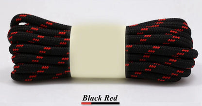 1Pair outdoor sport round shoelaces for boots hiking slip rope shoe laces sneakers shoelace strings100/120/140/160CM 19 Colors