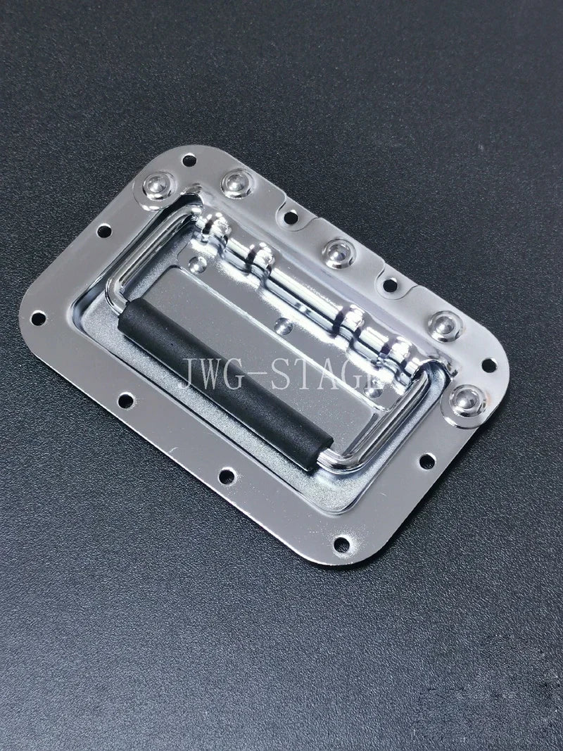 162x107mm Flight Case Metal Accessories Red Black Handle