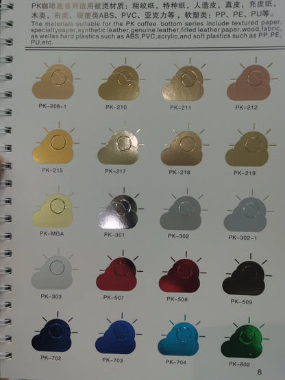Hot Stamping Foil Transfer Printing Heat Transfer for Handbag Textile Leather t Shirt