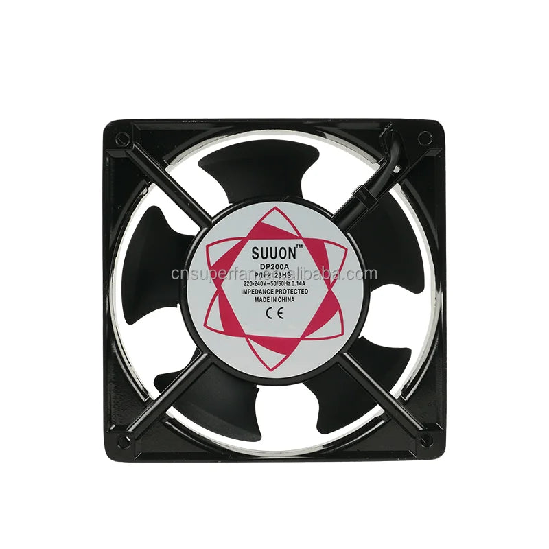 4 Inch Cheap Price 120x120x38 Cabinet AC Cooling Fan for Egg Incubator DP200A P/N2123XSL 12cm 12038 220V 0.14A Axial Cooling Fan