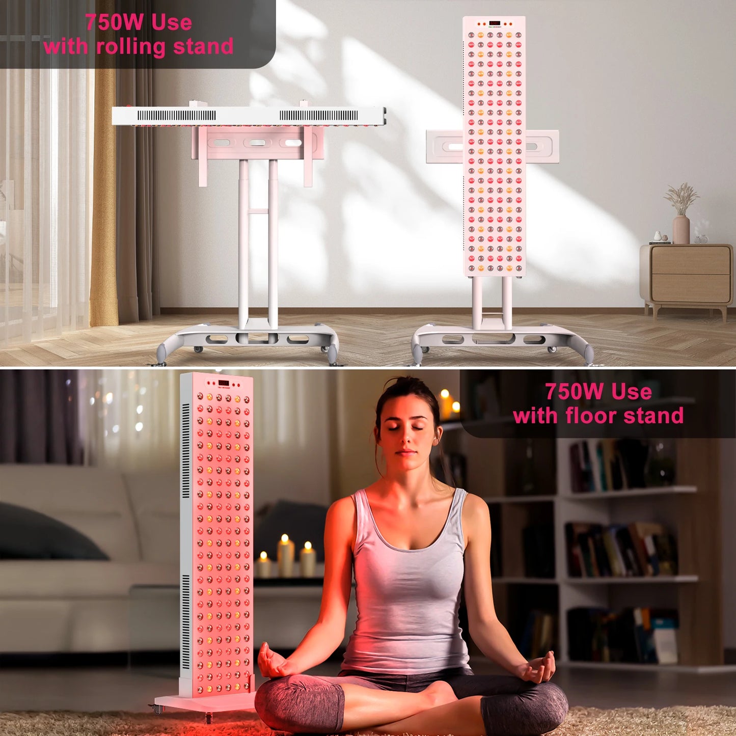 Hot Item 750w Red Light Therapy Panels 630nm 660nm 810nm 830nm 850nm Skin Treatment Infrared Light Therapy Device