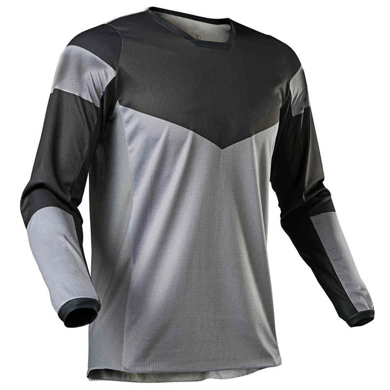 Custom Summer MTB Road Motocross Shirt Men Breathable Mountain Bike Long Sleeve Racing Professional Quick-drying Cycling Jersey