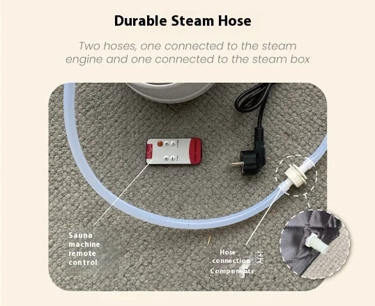 Modern Portable Red Cedar Whole-Body Sauna Box Acrylic Household Steam Room Pentagonal Design Cross-Border Supply Manufacturers