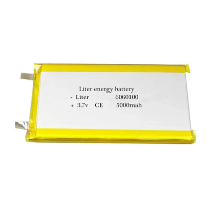 3.7V 5000mAh 6060100 Polymer Lithium Rechargeable Battery Liter energy battery For GPS Tachograph power bank Speaker Searchlight