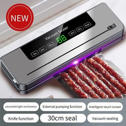 Compact Design Automatic Vacuum Sealer Machine Electric Food Savers Dry Moist Modes Hot Automatic Food Packing Machine