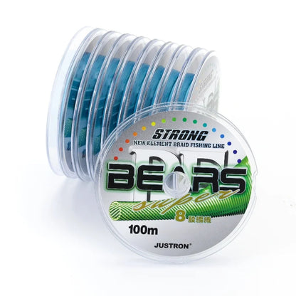 8 Strands Multicolor  1000m PE Fishing Line Super Strong  BRAIDED FISHING LINE