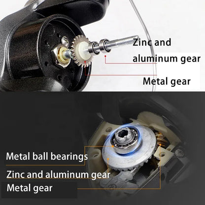 Guangwei Brand GWX 10+1BB  Metal Spinning Fishing Rod Reel Sea Fishing Reels