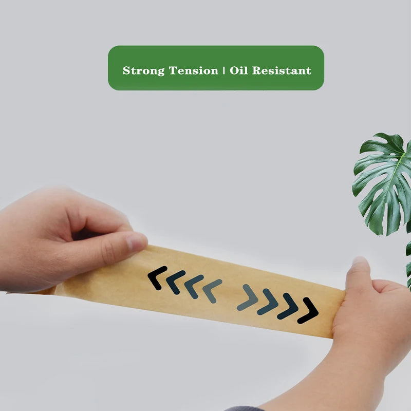 Wholesale Factory Custom PE Eco-Friendly Degradable Self Adhesive Packaging Kraft Paper Packing Tape