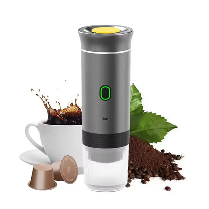 Portable Battery-Powered Capsule Coffee Maker