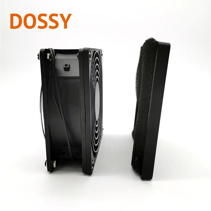 Fan Grill 120mm 3-in-1 Dust-proof ABS Plastic Frame IP40 Rated Panel Fan Filter