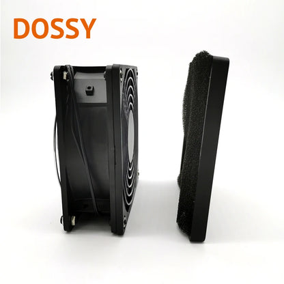 Fan Grill 120mm 3-in-1 Dust-proof ABS Plastic Frame IP40 Rated Panel Fan Filter