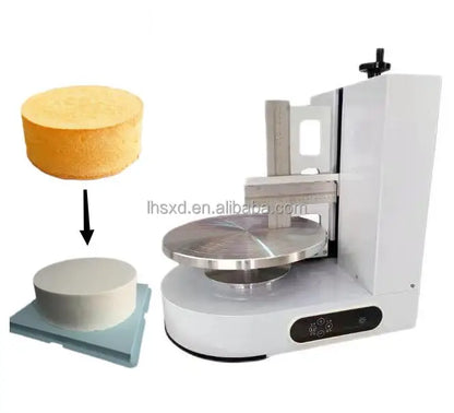 Baking Machinery Birthday Cake Plastering Machine  Cake Spreading Machine  Cream Coating and Baking Equipment