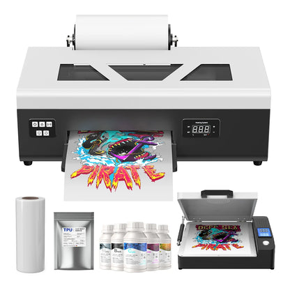 US Warehouse L800 L805 DTF Printer Cost-effective Dtf Printer Printing Machine Bundle & Oven Printing on Various Fabrics