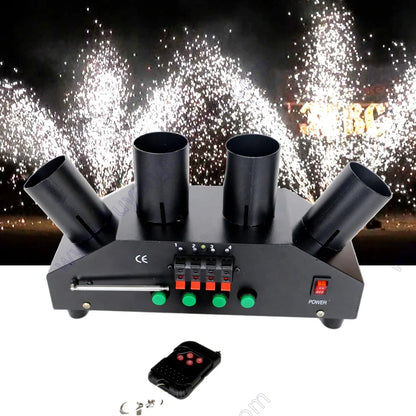 Pyro Receiver Cold Firework Firing System Stage Indoor Wedding Fountain Spark 4 Channel Cue Wireless Machine Remote Control