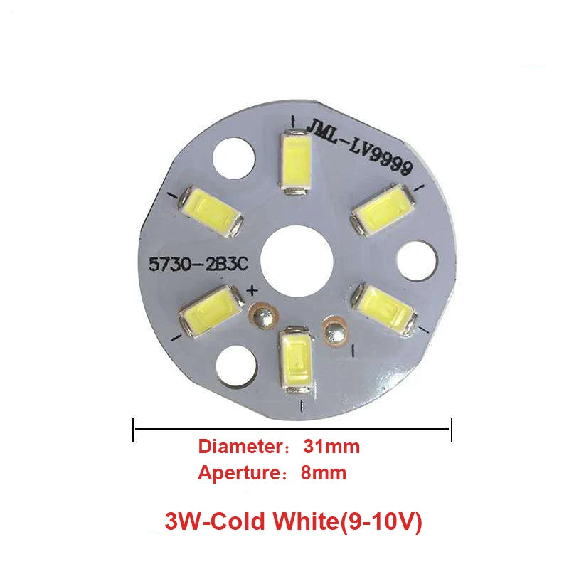 High Brightness LED 5730SMD Lamp Bead Light Board Bulb Round Transformation Light Source 3-18W 32-100MM Tile Wick Modified bulb