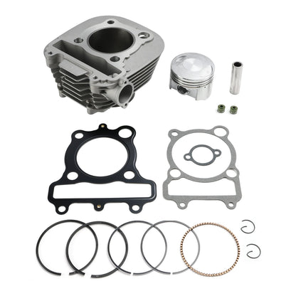67mm Cylinder Jug Piston Kit for Yamaha YTM200 Moto 4 1985-1989 Tri-Moto Yamahauler 200 1983-1985